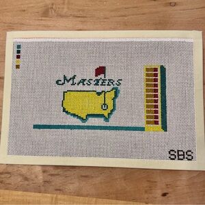 The Masters Hand-Painted Needlepoint Canvas